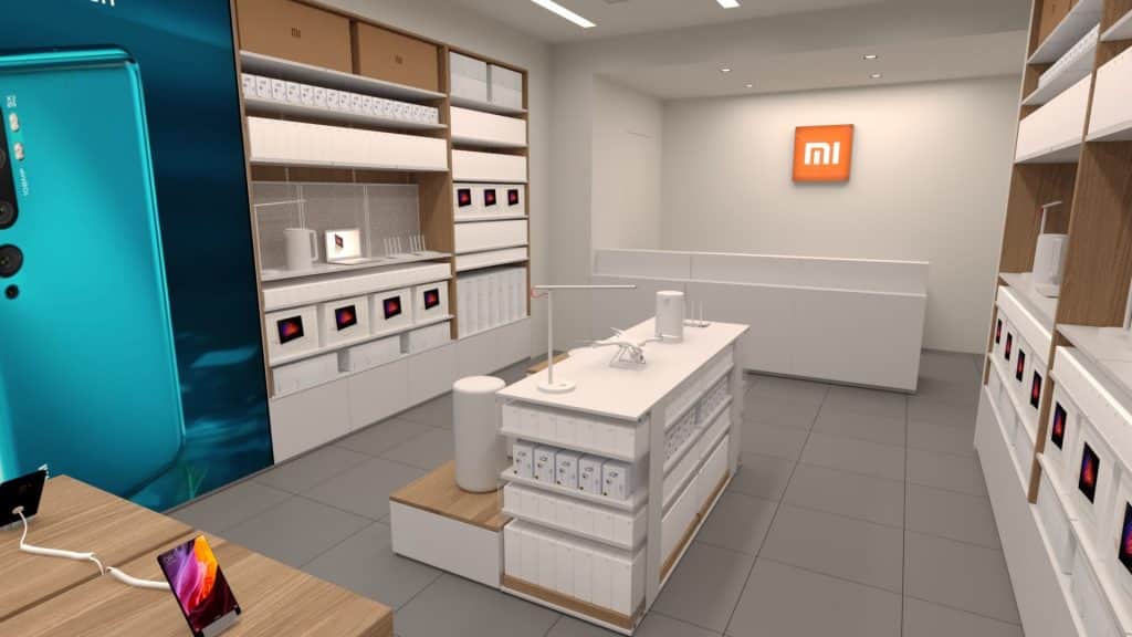 A debreceni Xiaomi Store látványterve.