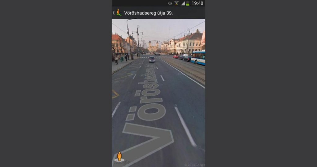 Google Street View Vörös Hadsereg útja