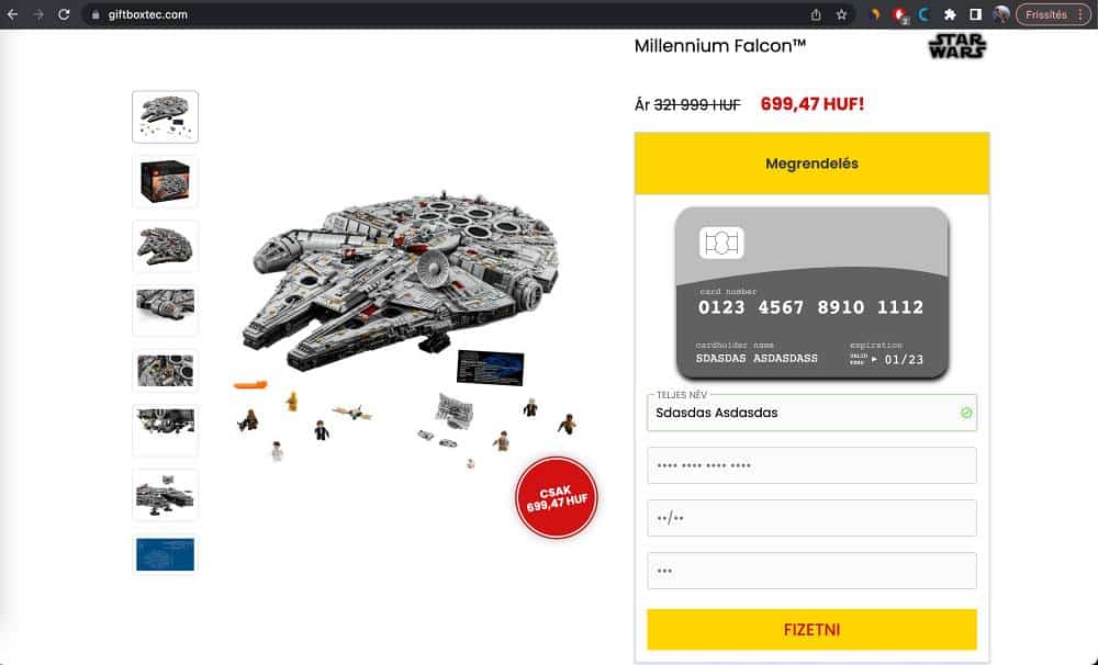 Így adhatod ki csalóknak a kártya adataidat az olcsó LEGO szettért