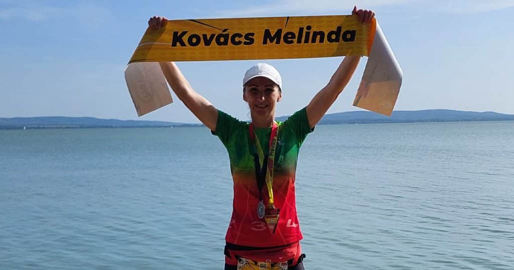 Kovács Melinda második helyen ért célba a 160 kilométeres Balaton kerülő versenyen