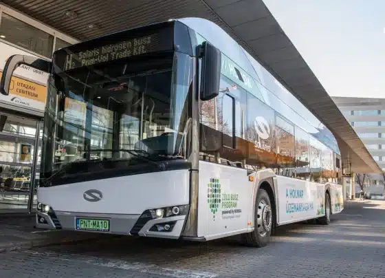 Hidrogén-üzemanyagcellás buszt tesztelnek Debrecenben