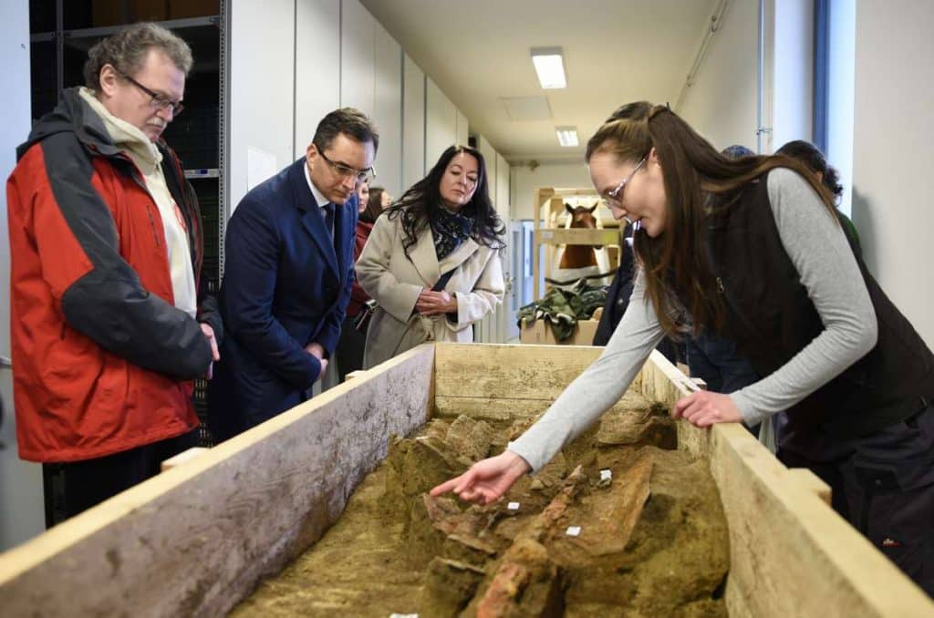 Különleges lamellás páncéljával temették el Rúfuszt