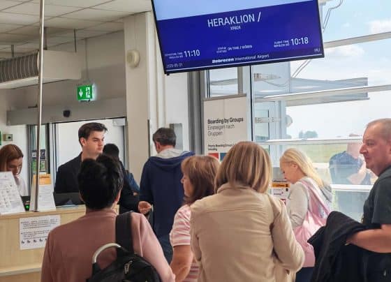 Elindult az első charterjárat Heraklionba a Cívisvárosból